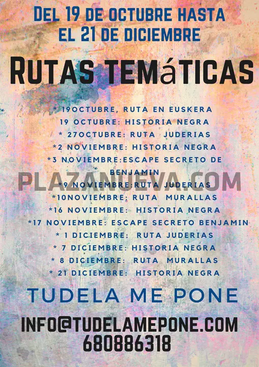 Rutas tem&aacute;ticas 'Tudela me pone'