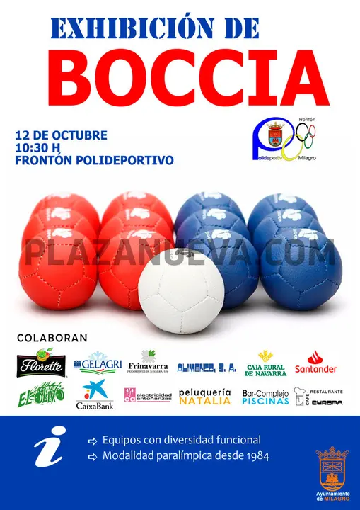 Exhibición de Boccia en Milagro