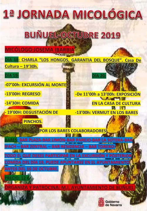 I Jornada micol&oacute;gica en Bu&ntilde;uel