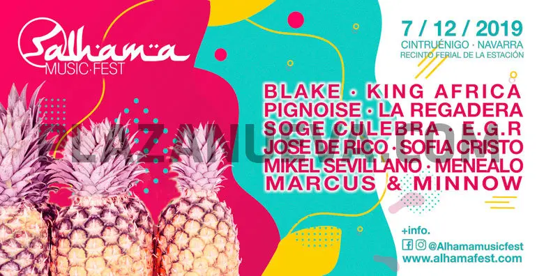 Alhama Music Fest 2019 en Cintru&eacute;nigo