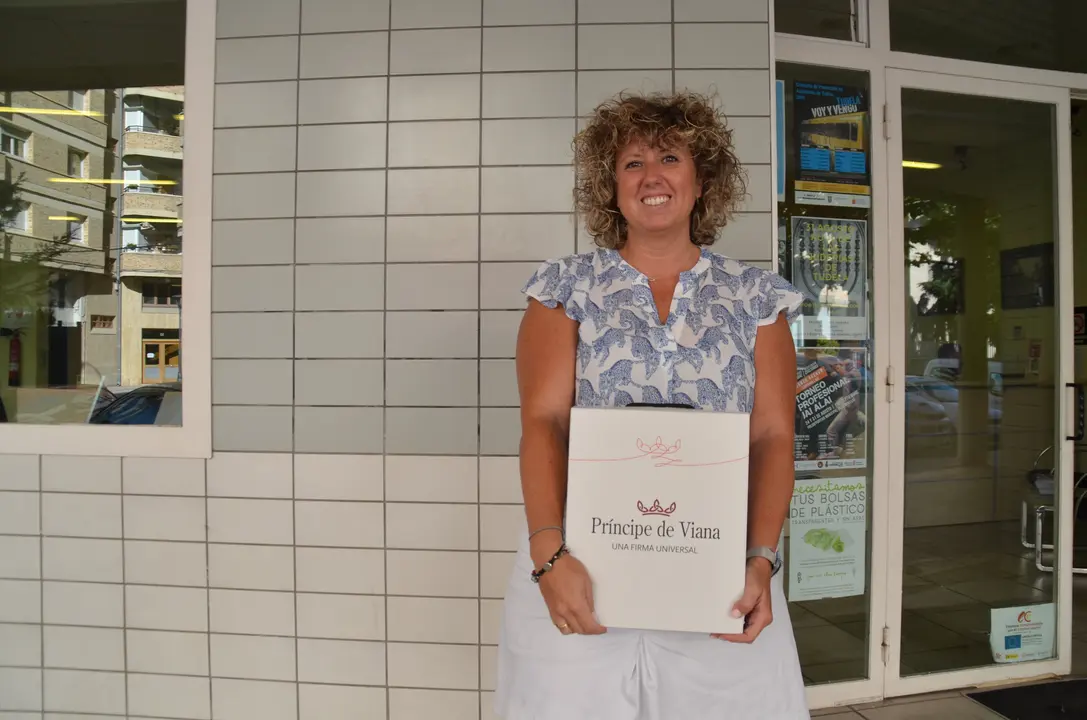 Alicia Moneo Carasusán ganadora sorteo Príncipe de Viana