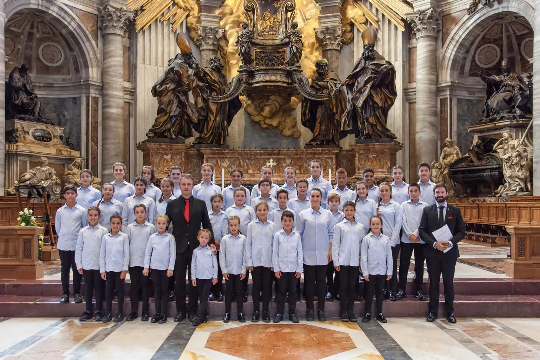Coro Cuchuflete de Arnedo en el Vaticano