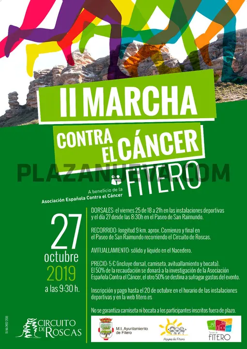 II Marcha contra el cáncer en Fitero