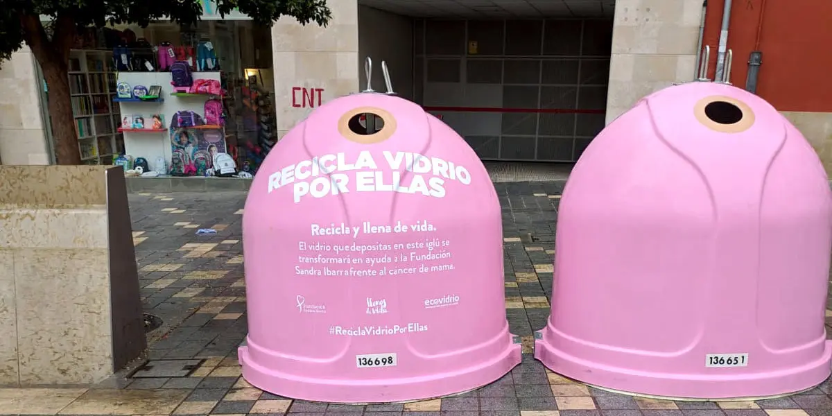 'Recicla vidrio por ellas'