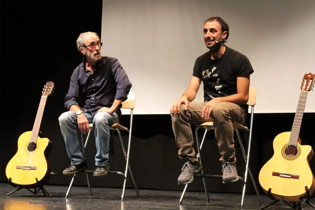 Javier y Xabier, padre e hijo