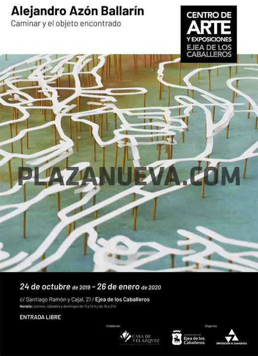 Exposici&oacute;n en Ejea de los Caballeros &lsquo;Alejandro Az&oacute;n. Caminar y el objeto encontrado&rsquo;