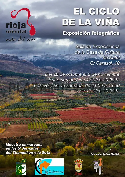 Exposici&oacute;n fotogr&aacute;fica en Autol &lsquo;El ciclo de la Vi&ntilde;a&rsquo; de la asociaci&oacute;n FotoArnedo