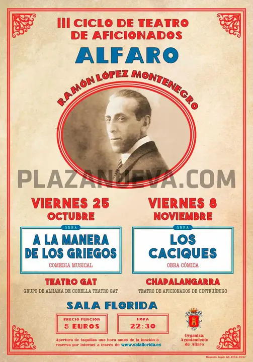 III Ciclo de teatro de aficionados 'Ram&oacute;n L&oacute;pez Montenegro' en Alfaro