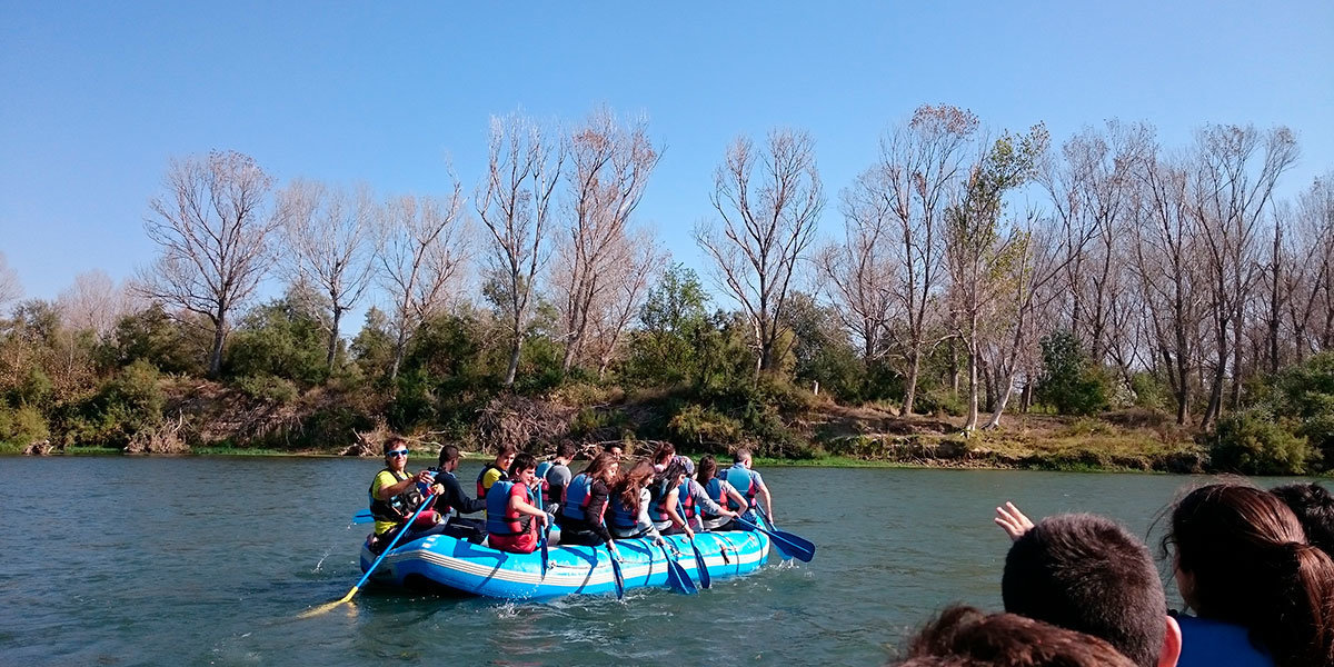 240 estudiantes del Bachillerato del IES Valle del Ebro de Tudela profundizan su conocimiento del Ebro