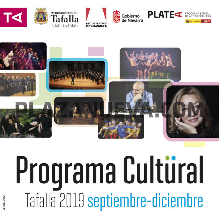Programa septiembre-diciembre del Centro Cultural Tafalla Kulturgunea 2019