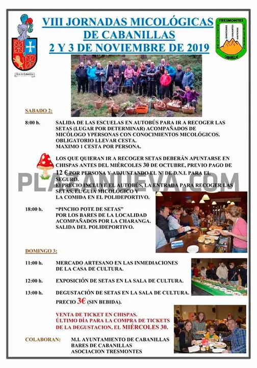 VIII Jornadas micol&oacute;gicas de Cabanillas