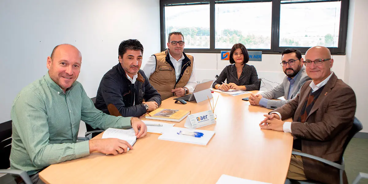 Ciriza con los empresarios Ribera
