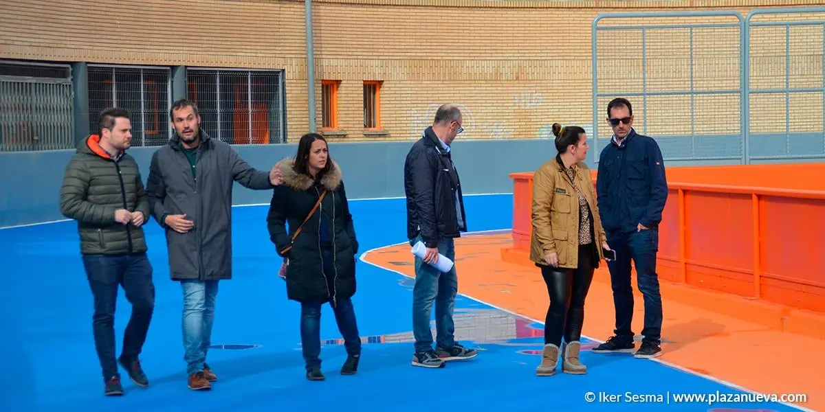 Recepci&oacute;n de obras del Patin&oacute;dromo Municipal de Tudela