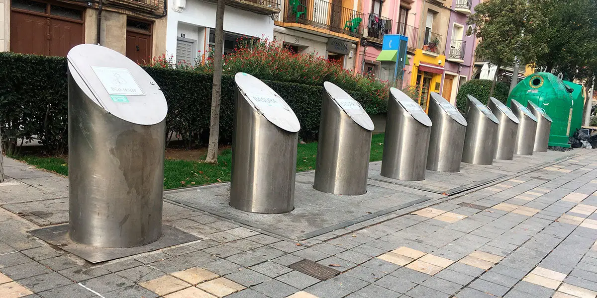 Contenedores soterrados en Tudela