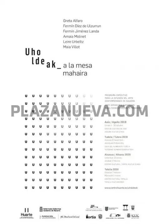 Exposición A la mesa en Tudela