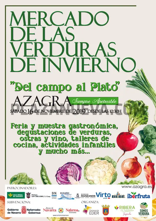 Mercado de las verduras de invierno de Azagra