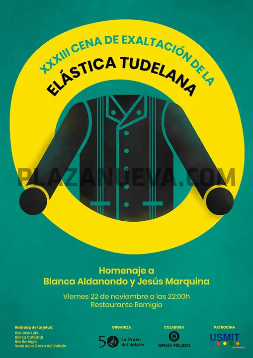 XXXIII Cena de exaltación de la elástica tudelana