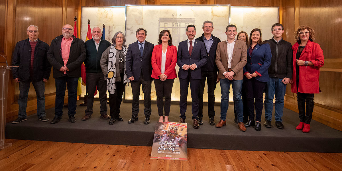Rueda de prensa conjunta de la presidenta del Gobierno de La Rioja, Concha Andreu, y el alcalde de Arnedo, Javier García Ibáñez