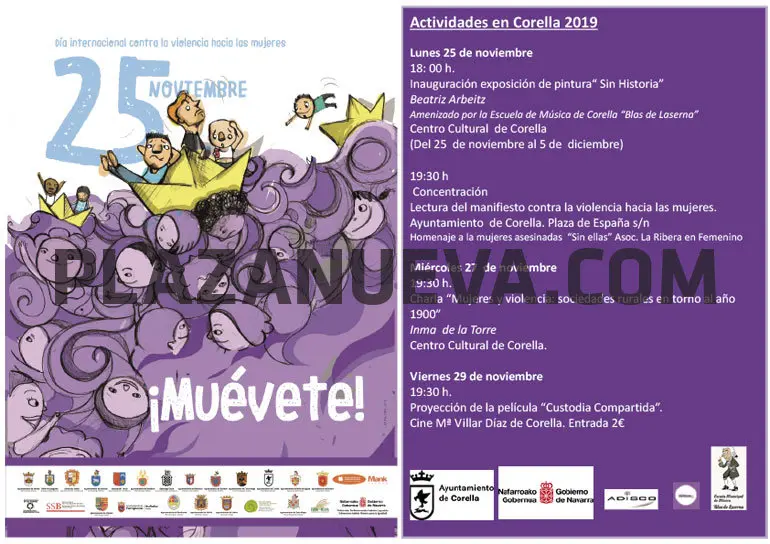 Día Mundial contra la Violencia hacia las Mujeres en Corella