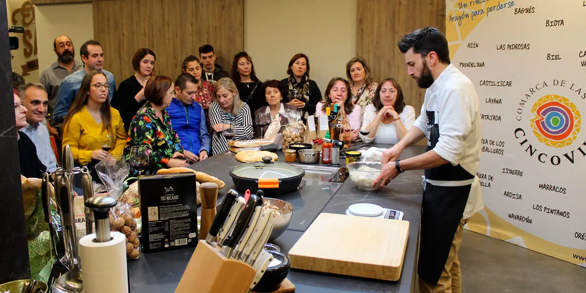 Los talleres de la Semana Gastroalimentaria de las Cinco Villas celebrados en &lsquo;Escuela de sabor&rsquo;, han colgado el cartel de &lsquo;completo&rsquo;
