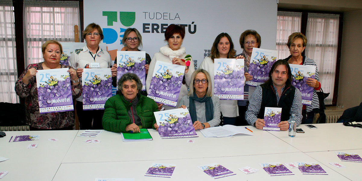 Presentación en Tudela de los actos del Día internacional contra la violencia hacia las mujeres