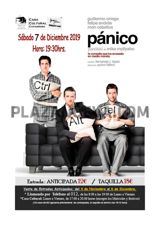 Teatro en Caparroso &lsquo;Pánico&rsquo;
