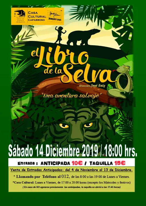 Teatro en Caparroso &lsquo;El libro de la selva&rsquo;