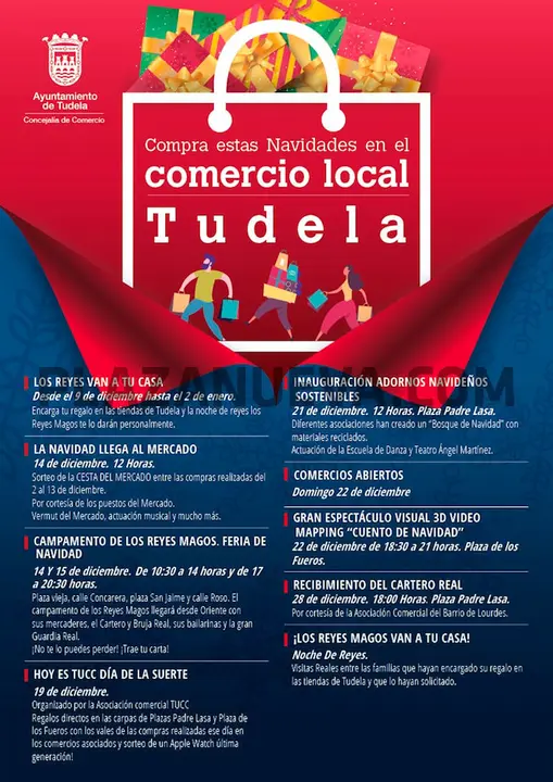 Actividades Navidad  2019 Comercios de Tudela