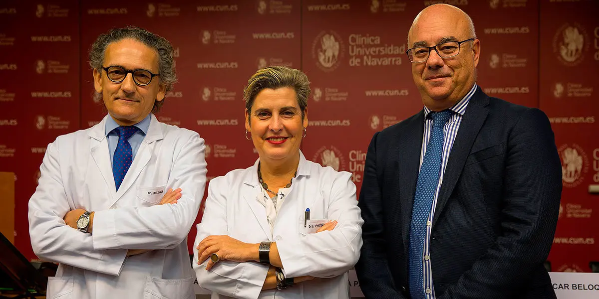 De izquierda a derecha, Óscar Beloqui, Ana Patiño y Luis Izquierdo