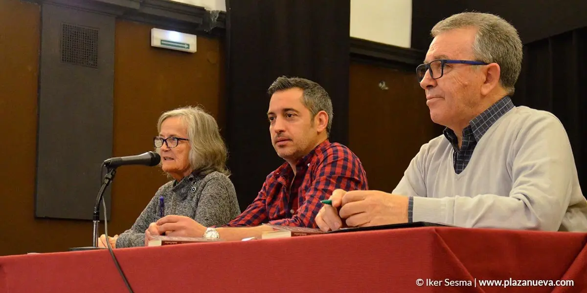 Milagros Rubio, Joseba Eceolaza y Pepe Alfaro
