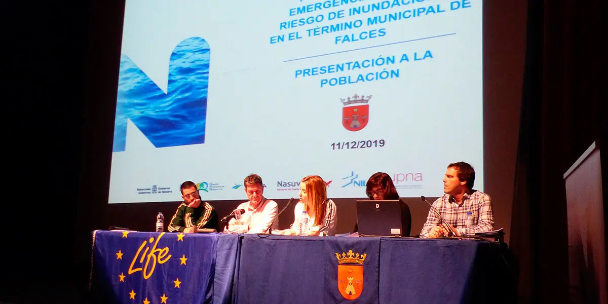 Presentaci&oacute;n del plan de emergencia por inundaciones en Falces