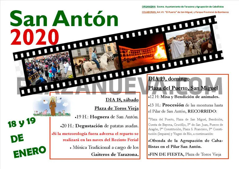 San Ant&oacute;n 2020 en Tarazona