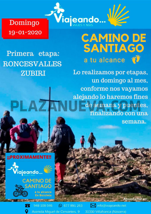 Camino de Santiago 2020 con Viajeando 1ª etapa Roncesvalles-Zubiri