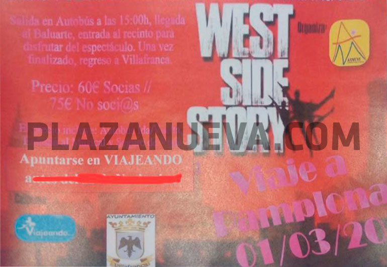 Viaje a Pamplona de ASMUVI Villafranca para ver ‘West Side Story’