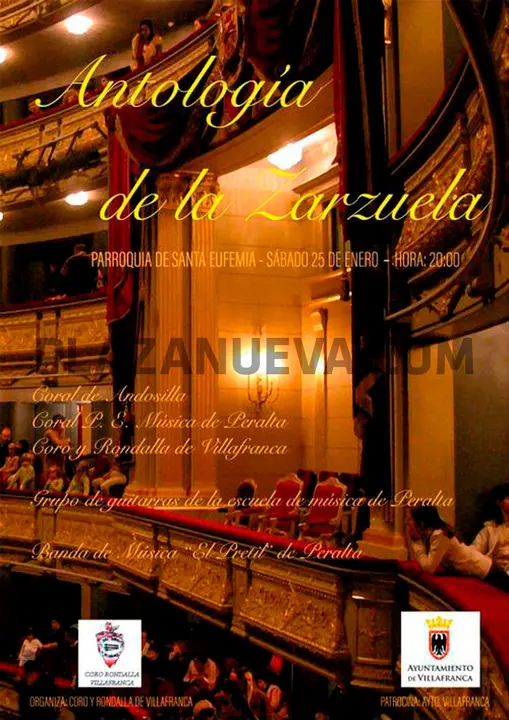 Antolog&iacute;a de la Zarzuela en Villafranca