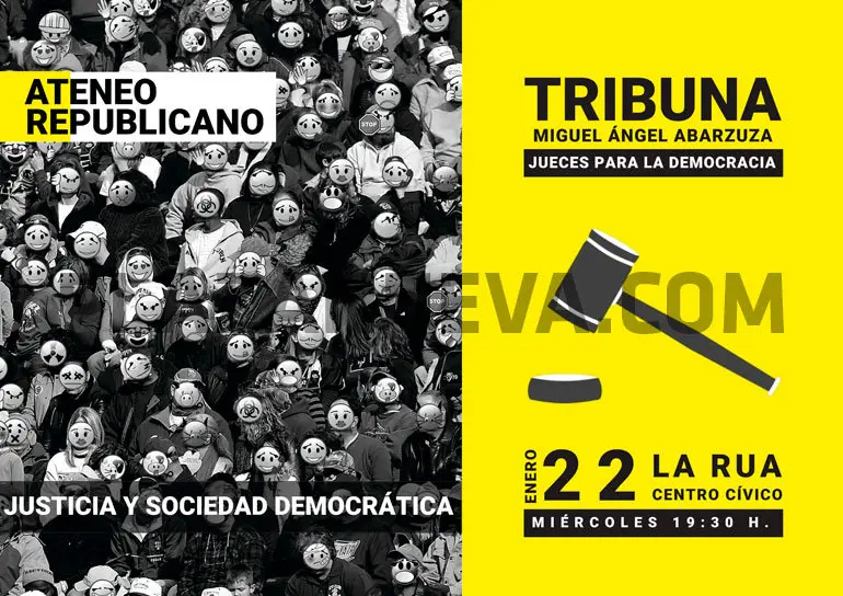 Conferencia en Tudela de Juezas y Jueces para la democracia