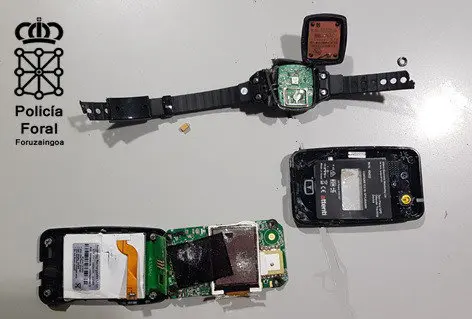 Dispositivo de alejamiento destrozado