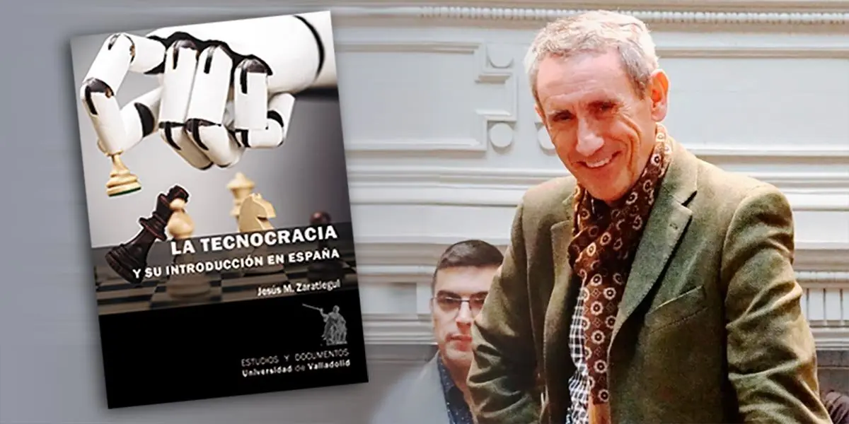 Portada del libro 'La tecnocracia y su introducci&oacute;n en Espa&ntilde;a' de Jes&uacute;s M. Zaratiegui