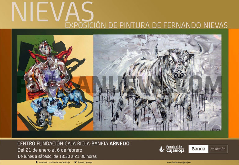 Exposición de pintura en Arnedo de Fernando Nievas