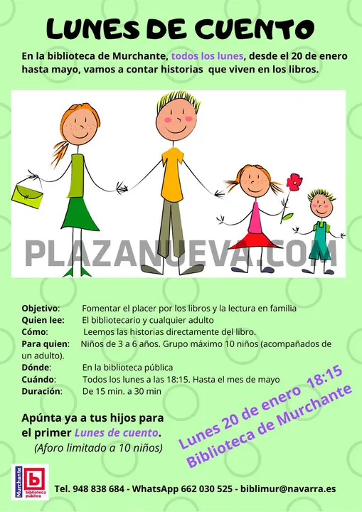 Lunes de Cuento en la Biblioteca de Murchante