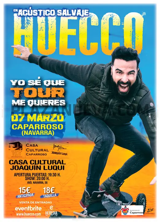 Concierto en Caparroso &lsquo;Yo s&eacute; que me quieres tour&rsquo; de Huecco