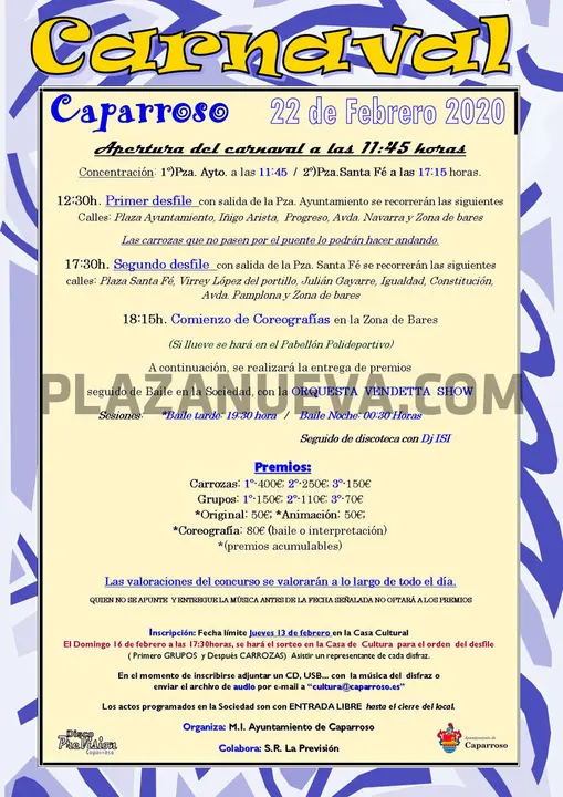 Carnaval 2020 en Caparroso