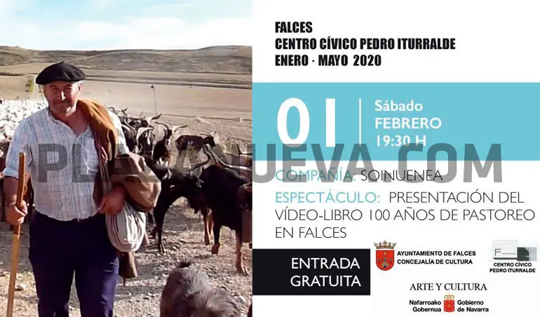 Presentaci&oacute;n en Falces del v&iacute;deo libro &lsquo;Cien a&ntilde;os de pastoreo en Falces&rsquo; de Fundaci&oacute;n Soinuenea