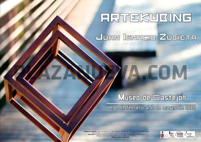 Exposición temporal en Castejón ‘Artekubing’ de Juan Ignacio Zubieta
