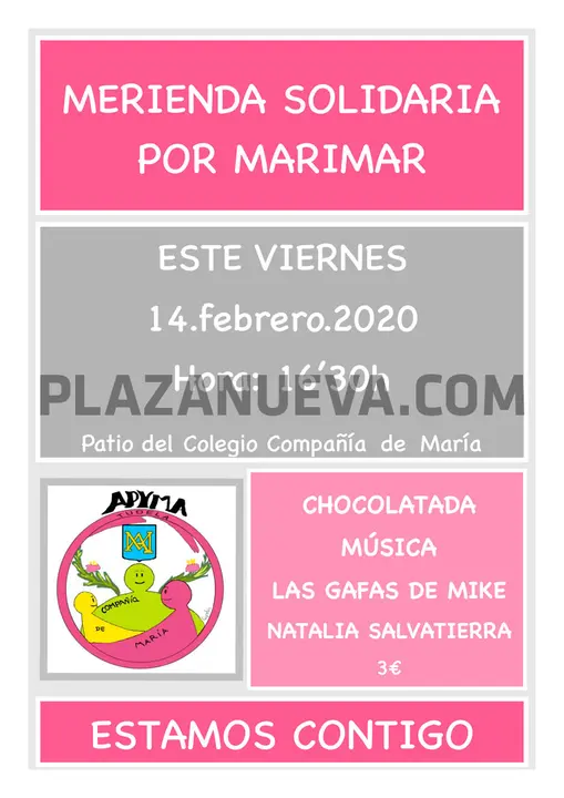 Merienda solidaria en Tudela por Marimar