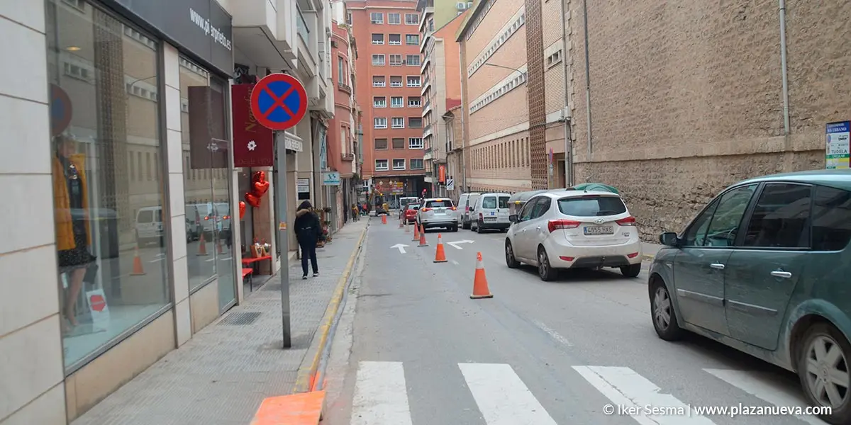 Obras en la calle Sarasate, Eza y Capuchinos4