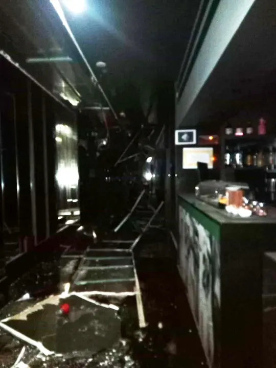 Incendio en un local de Tudela