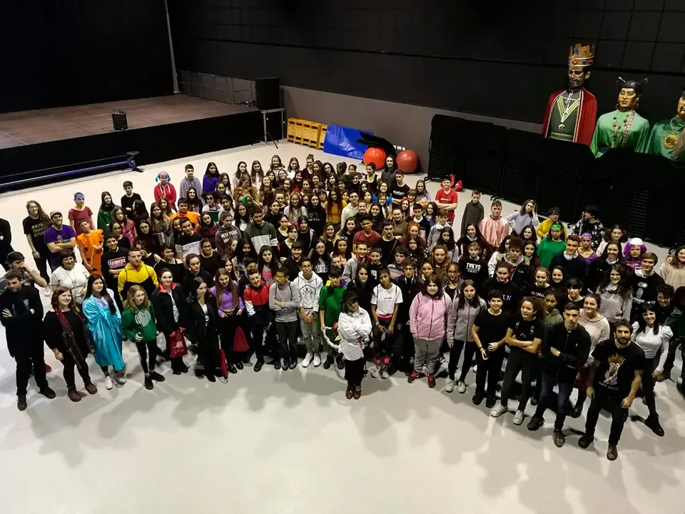 Fiesta final del taller de artes esc&eacute;nicas en Tafalla