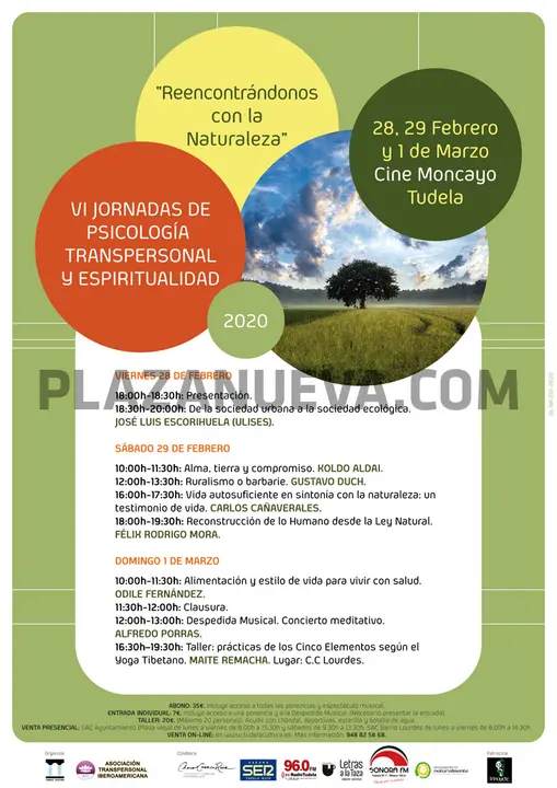 VI Jornadas en Tudela de Psicolog&iacute;a Transpersonal y Espiritualidad