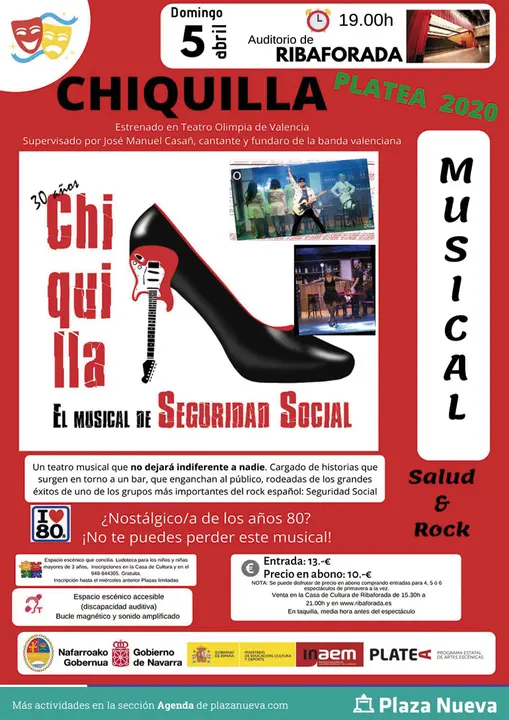 Musical en Ribaforada &lsquo;Chiquilla&rsquo;